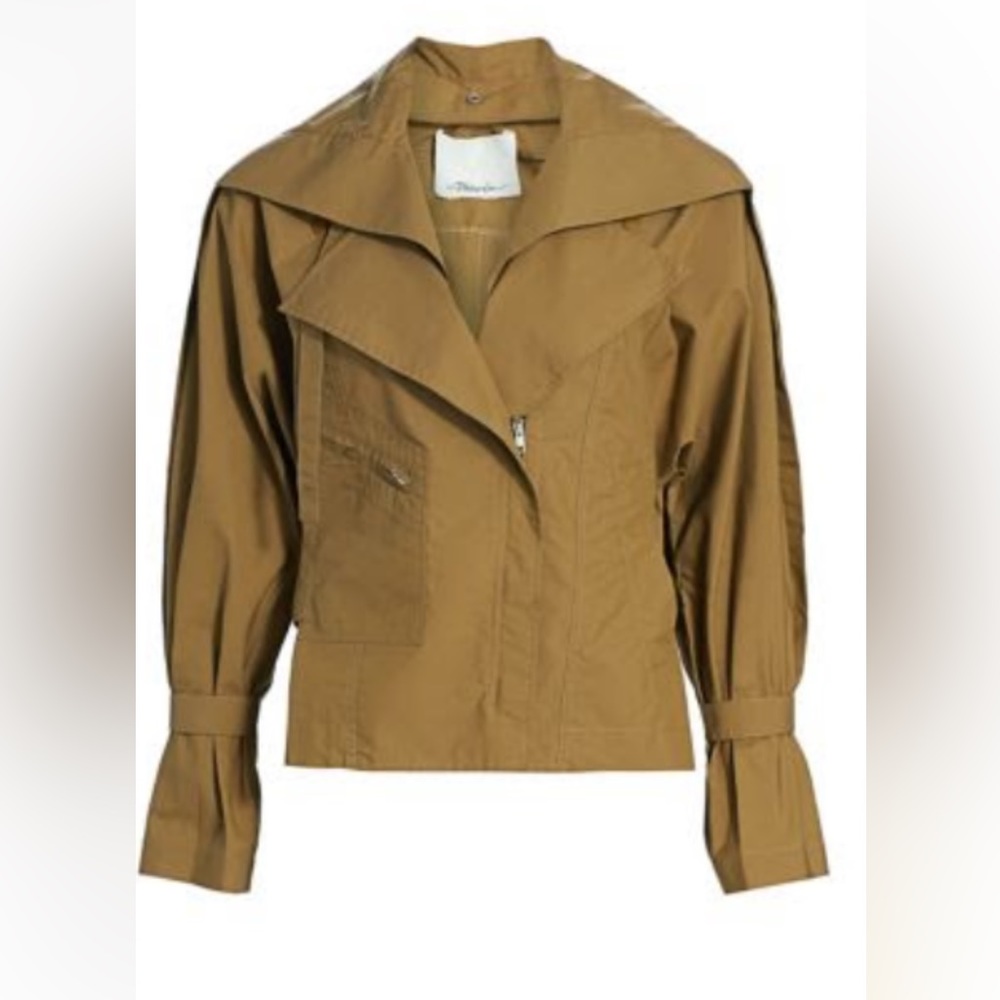 3.1 Phillip Lim
Detachable Collar Safari Jacket
Size 6 color cedar